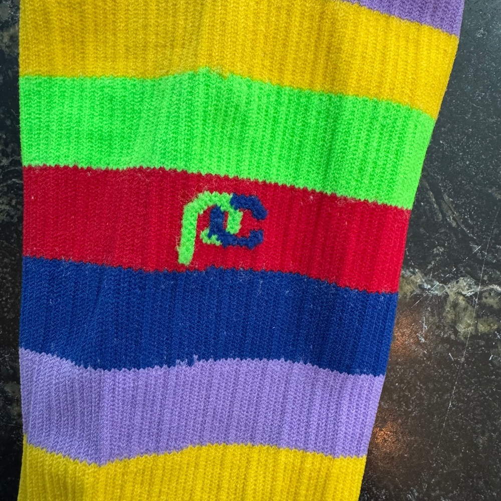 Pro Compression Multicolor Stripe Compression Soc… - image 2